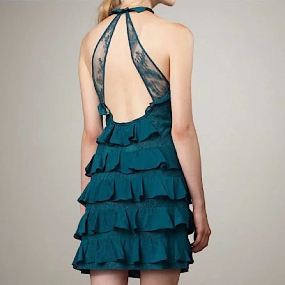 Rebecca Taylor Tiered Ruffle Dress - Picture 3 of 7